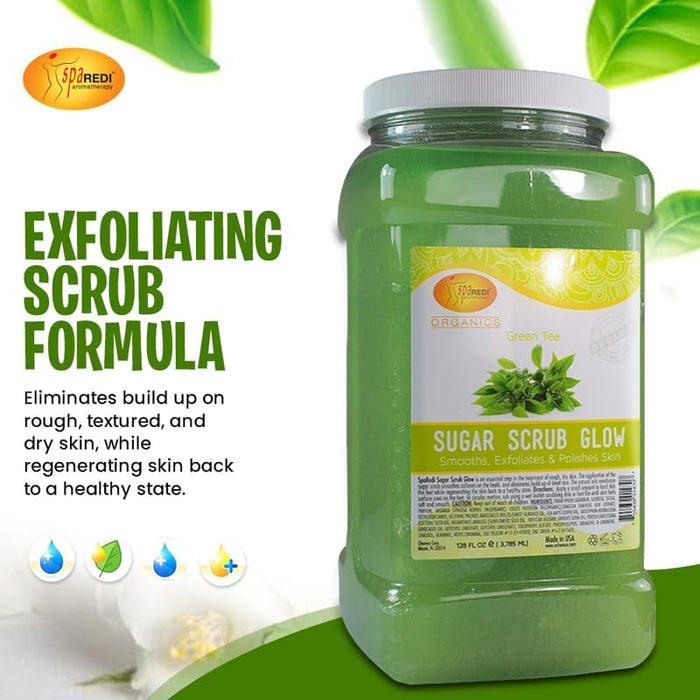 Spa Redi - Sugar Scrub - Green Tea 128 oz
