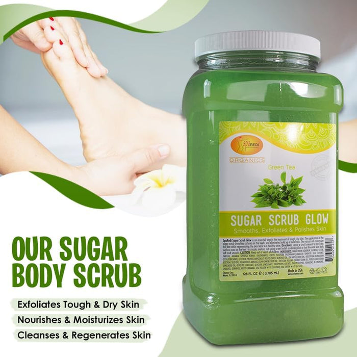 Spa Redi - Sugar Scrub - Green Tea 128 oz