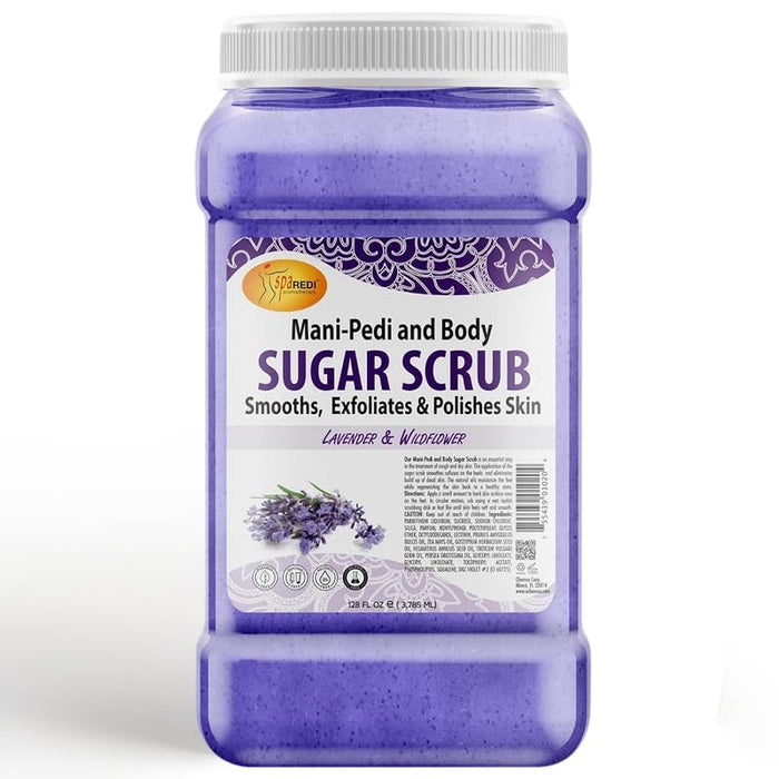 Spa Redi - Sugar Scrub - Lavender & Wildflower 128 oz