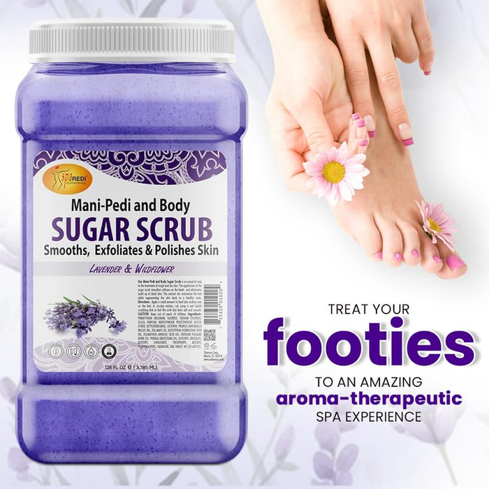 Spa Redi - Sugar Scrub - Lavender & Wildflower 128 oz