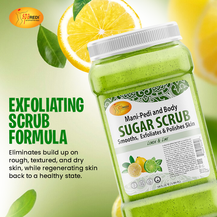 Spa Redi - Sugar Scrub - Lemon & Lime 128 oz