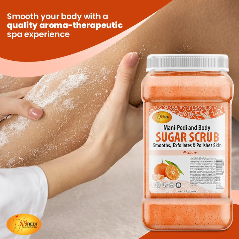 Spa Redi - Sugar Body Scrub Mandarin 128 oz