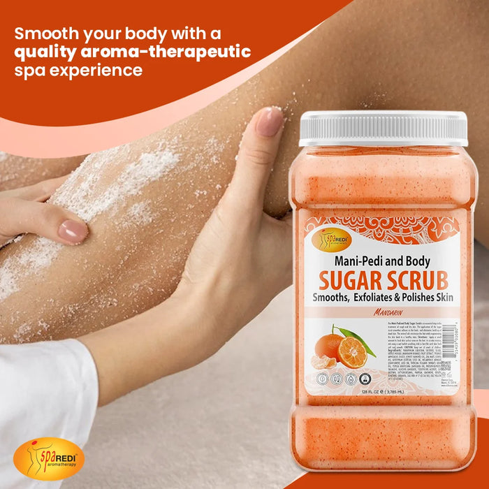 Spa Redi - Sugar Body Scrub Mandarin 128 oz