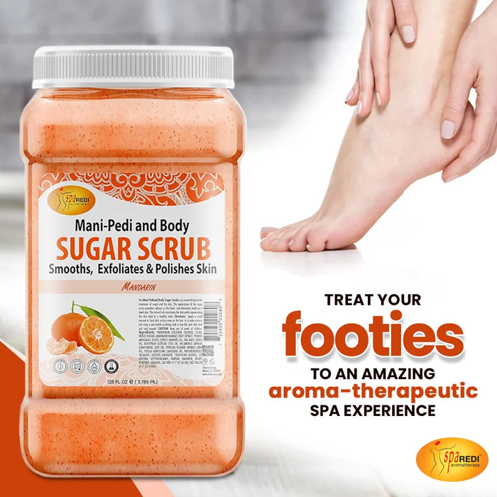 Spa Redi - Sugar Body Scrub Mandarin 128 oz