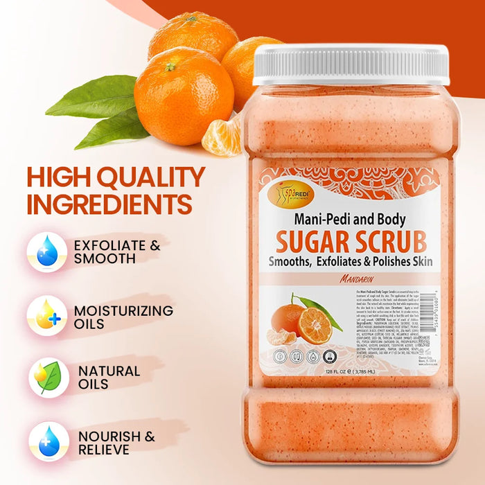 Spa Redi - Sugar Body Scrub Mandarin 128 oz