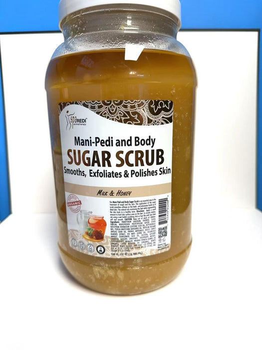 Spa Redi - Sugar Body Scrub - Milk & Honey 128 oz