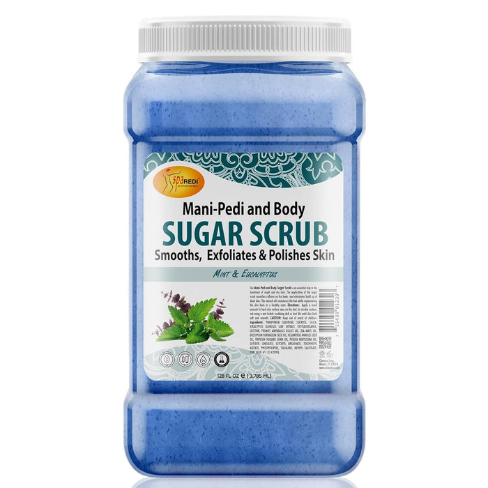 Spa Redi - Sugar Body Scrub - Mint & Eucalyptus 128 oz
