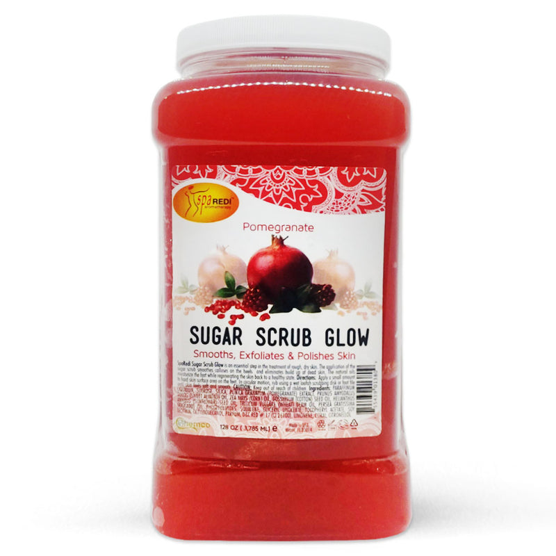Spa Redi - Sugar Body Scrub Glow - Pomegranate 128 oz