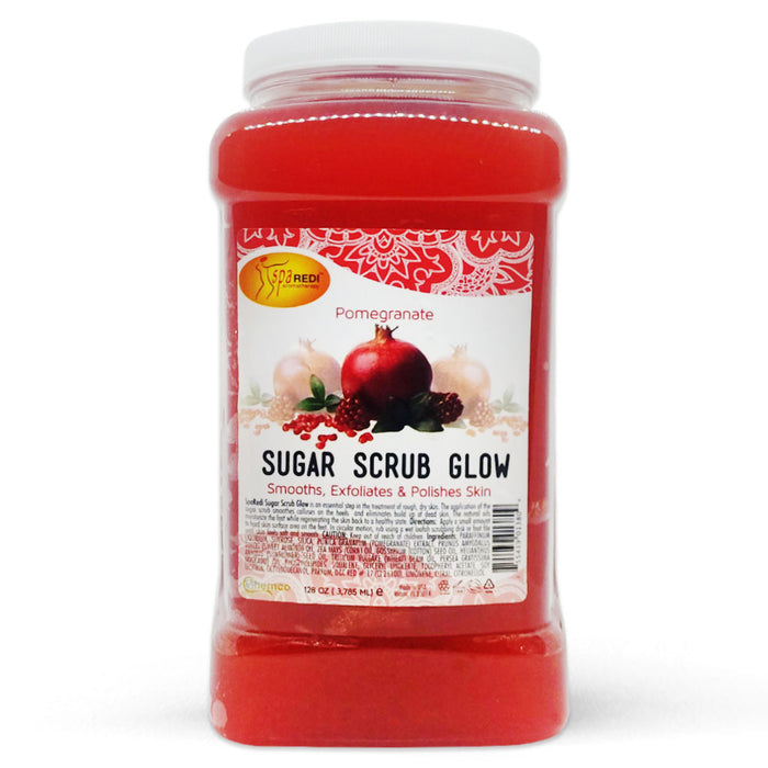 Spa Redi - Sugar Body Scrub Glow - Pomegranate 128 oz