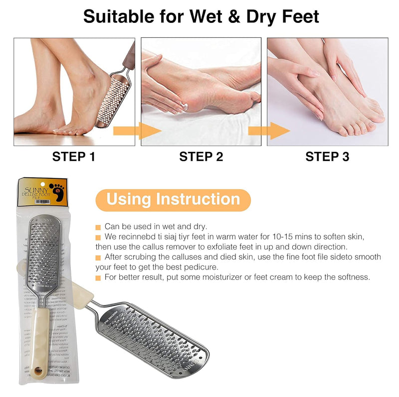 Sunny - Deluxe Metal Foot File (2 Pack)