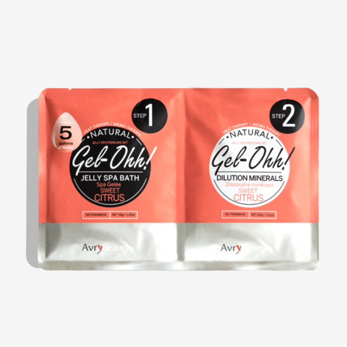 AvryBeauty - Jelly Spa Bath Pedicure Set - Sweet Citrus (30 Pack)