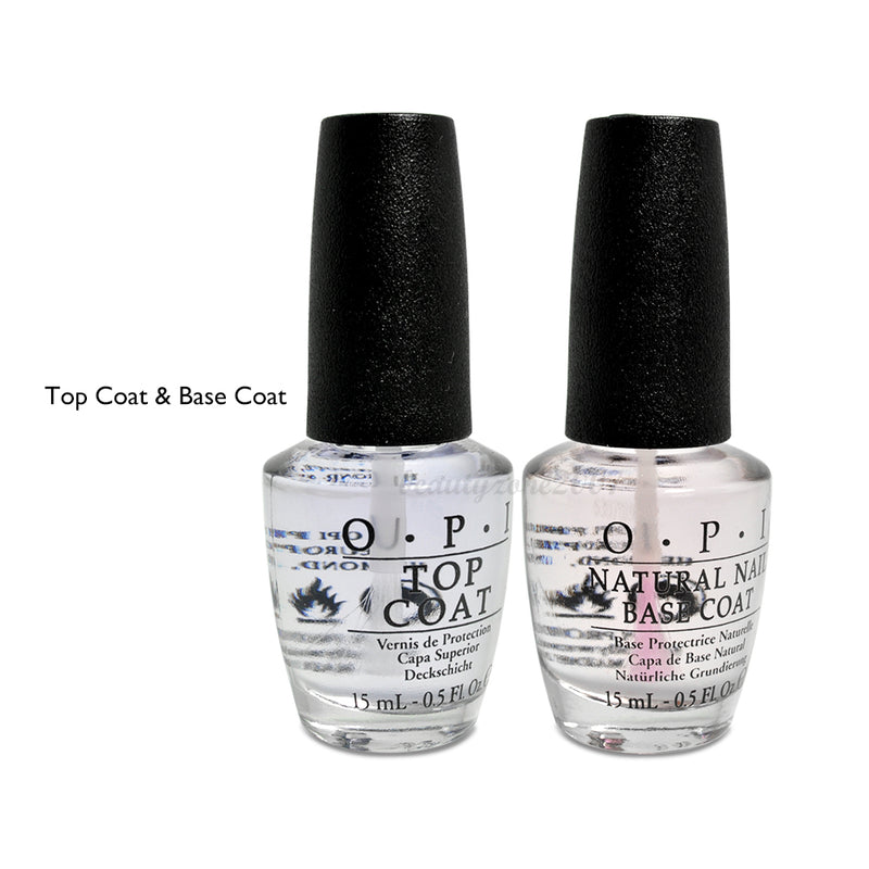 OPI - Nail Lacquer Combo - Top & Base Coat 0.5 fl oz