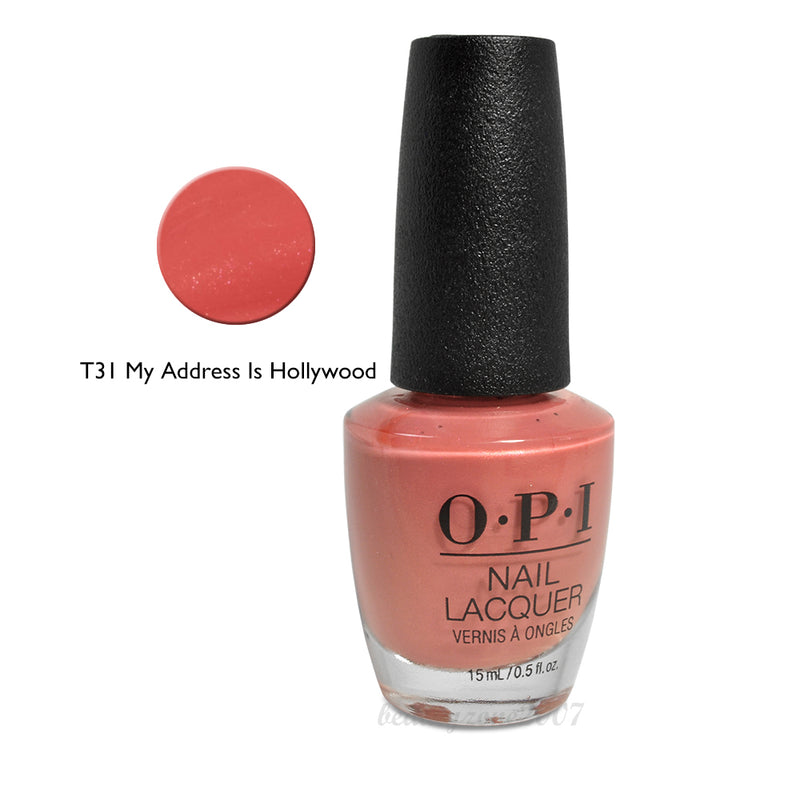 OPI Nail Lacquer - T31 My Address is "Hollywood"
