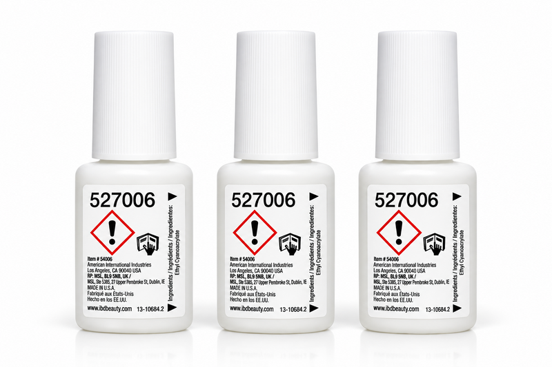 Ibd - 5-Second - Brush-On - Nail Glue (12 Pcs)