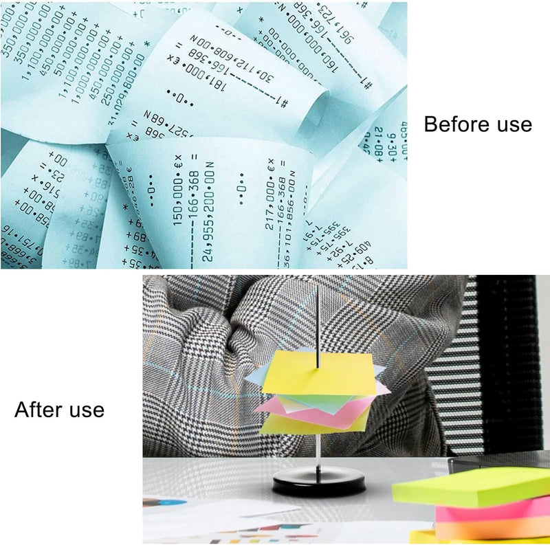 Desk Receipt Holder Spike Ticket Holder Bill Fork Metal Ticket (2 Pack)