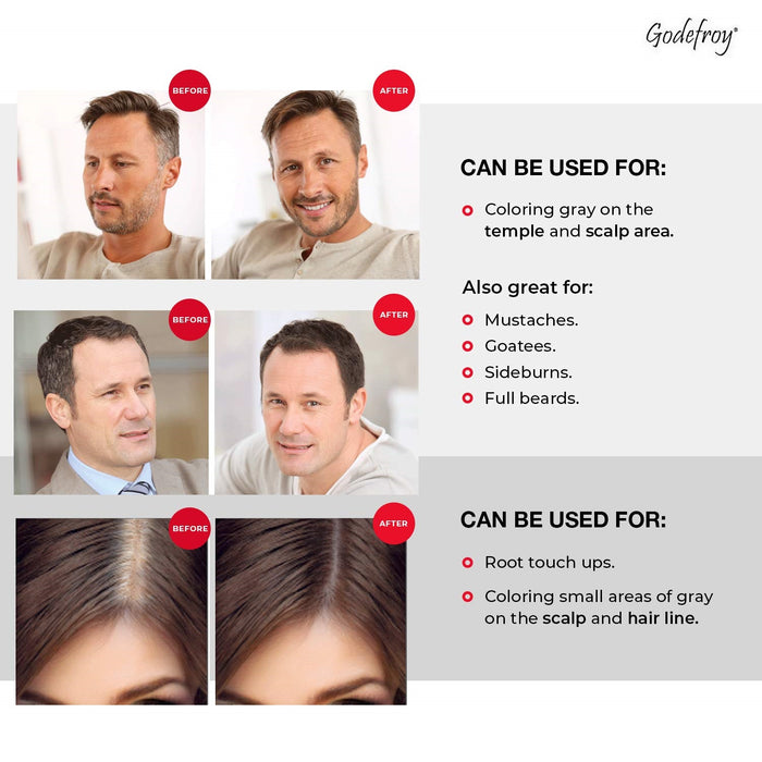 Godefroy - Eyebrow Tint Kit Color For Spot Coloring - Light Brown (4 Application)