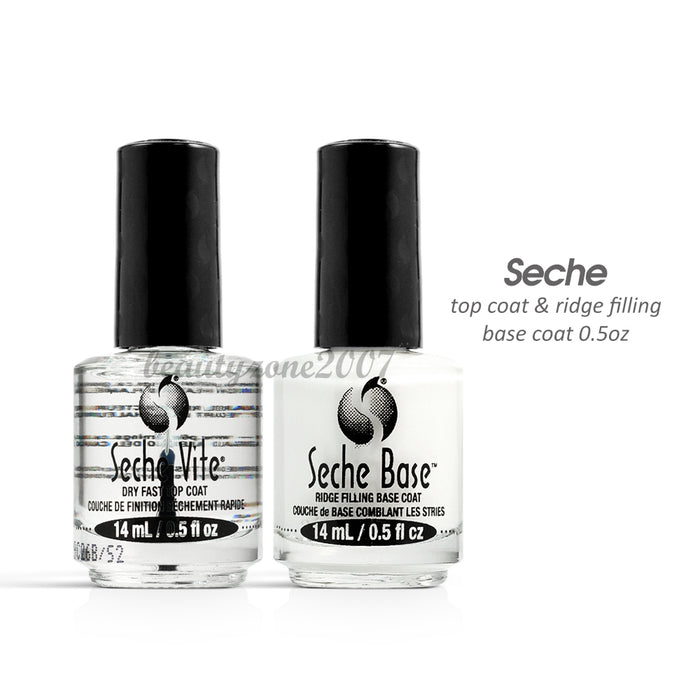 Seche - Dry Fast Top Coat/Ridge Filling Coat Duo