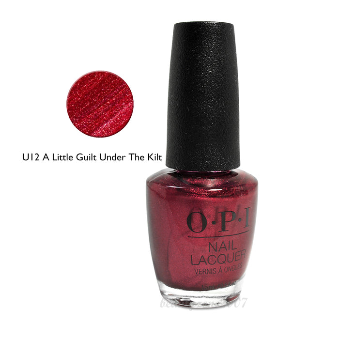 OPI Nail Lacquer U12 A Little Guilt Under The Kilt