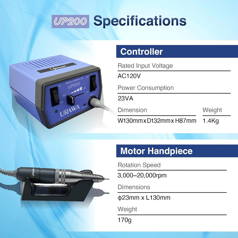 [Upower] UP200 - Professional Nail Drill Machine