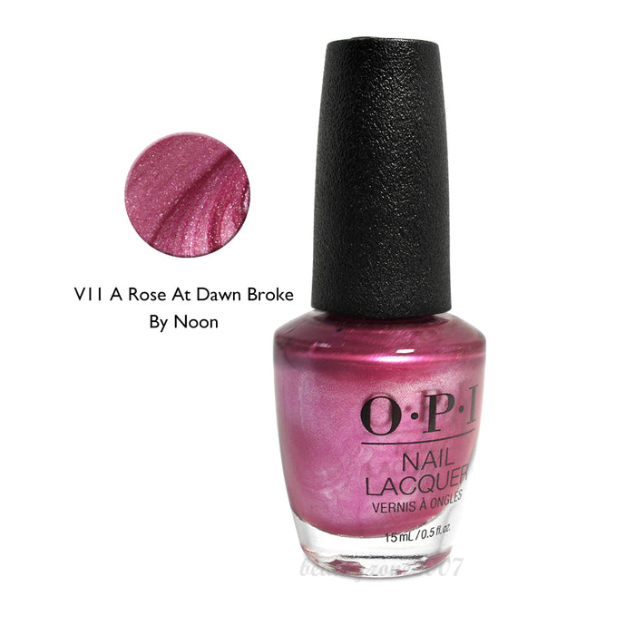 OPI Nail Lacquer V11 A-Rose at Dawn..Broke by Noon