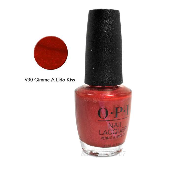 OPI Nail Lacquer V30 Gimme a Lido Kiss