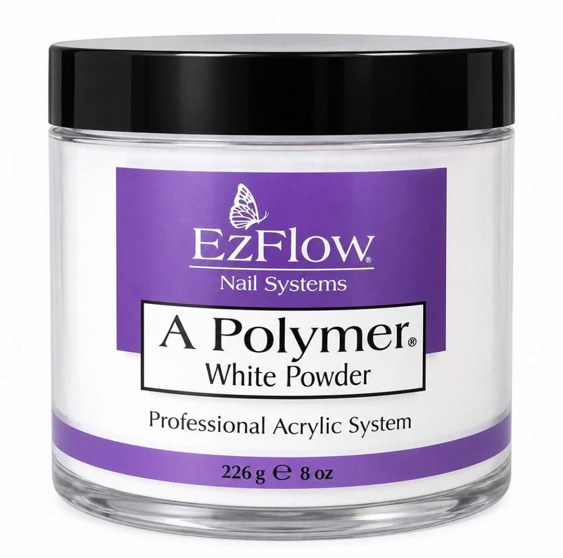 EzFlow - Acrylic Powder - White 8 oz