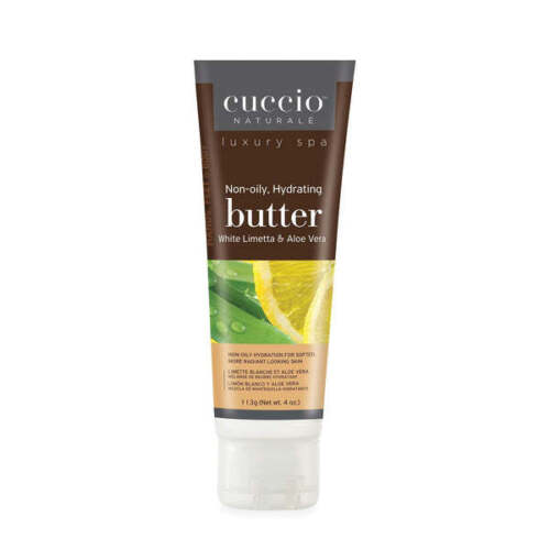 Cuccio Body Cream - White Limetta & Aloe Vera 4 Oz