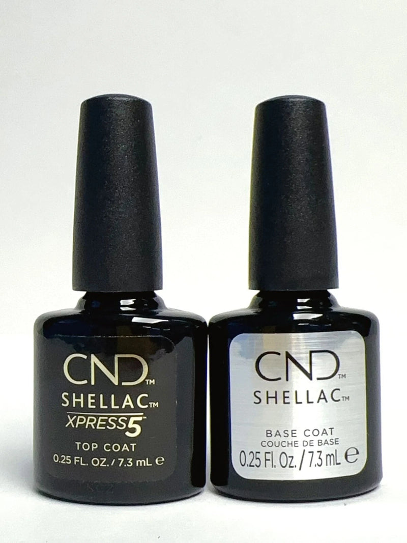 CND Shellac - Xpress5 Top + Base Coat (0.25 oz)