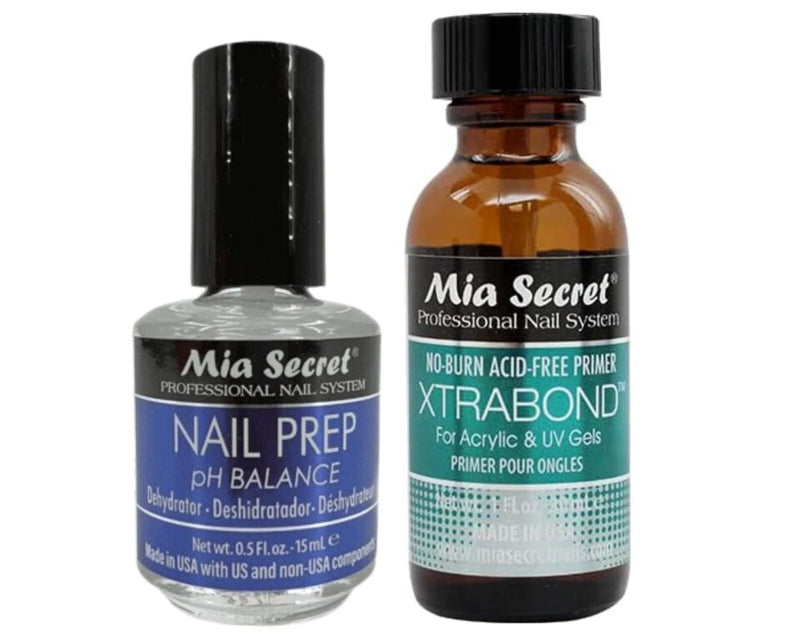 Mia Secret - Nail Prep 0.5 fl oz + Xtrabond Acid-Free Primer 1 oz