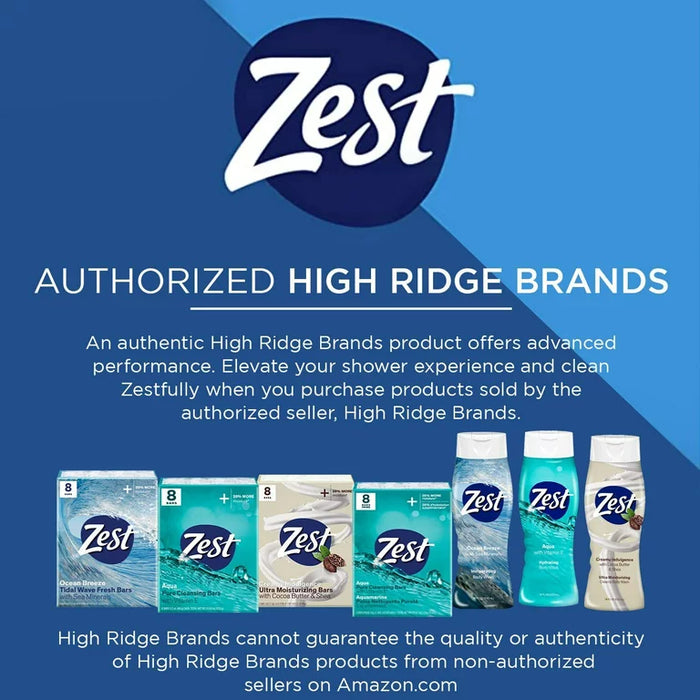 Zest - Body Wash Shower Gel - Aqua Scent 18 oz