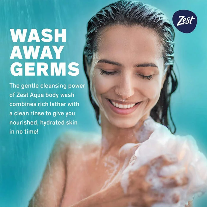 Zest - Body Wash Shower Gel - Aqua Scent 18 oz