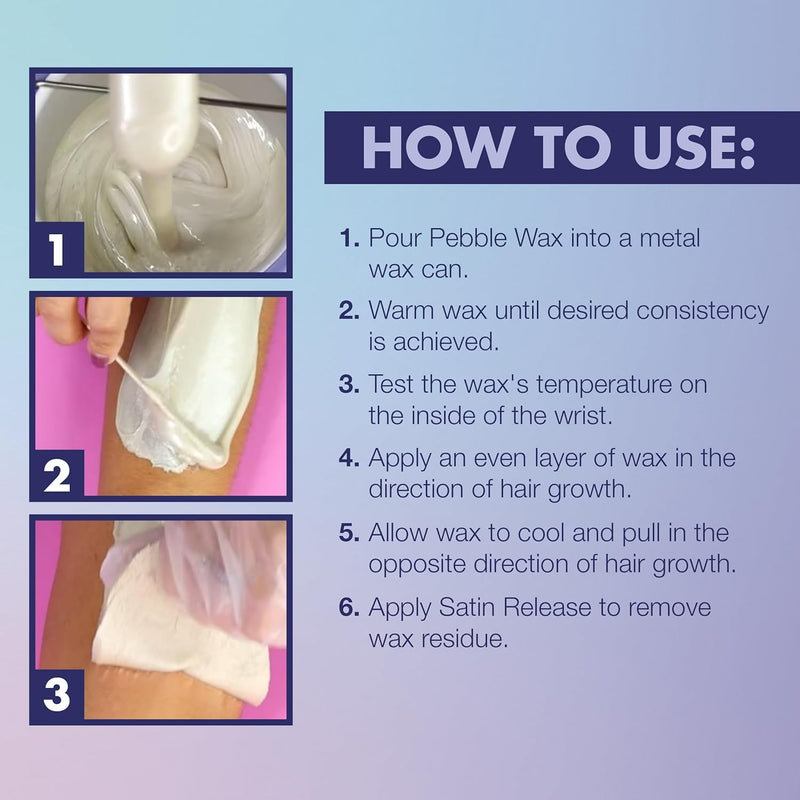 Satin Smooth - Zinc Oxide Thin Film Flex Pebble Wax 23oz