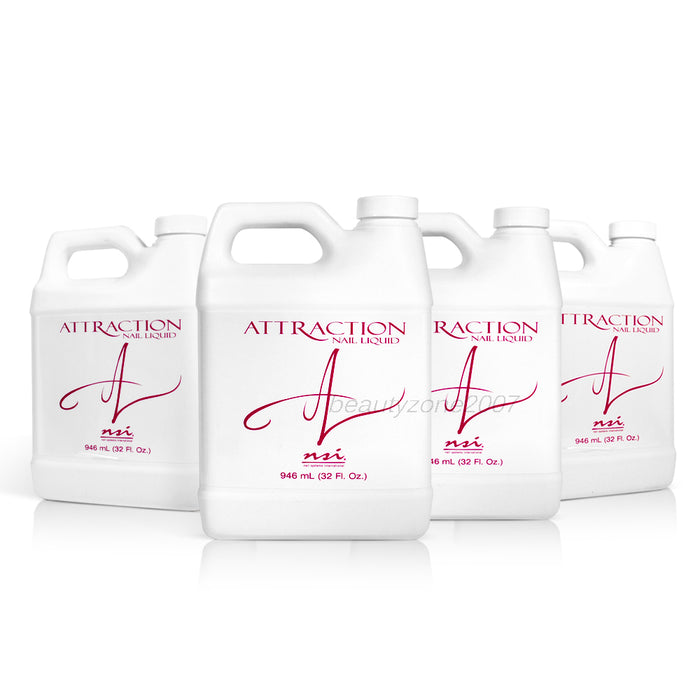 nsi - Attraction Acrylic Liquid 32oz (4 Pack)