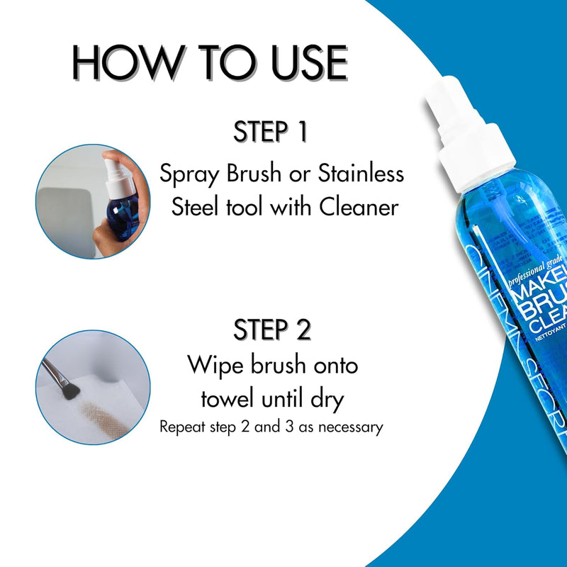 Cinema Secrets - Makeup Brush Cleaner Spray 2 fl oz (2 Pack)