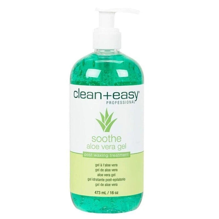 12 x Clean+Easy Soothe Aloe Vera Gel Post Waxing Treatment 16 oz