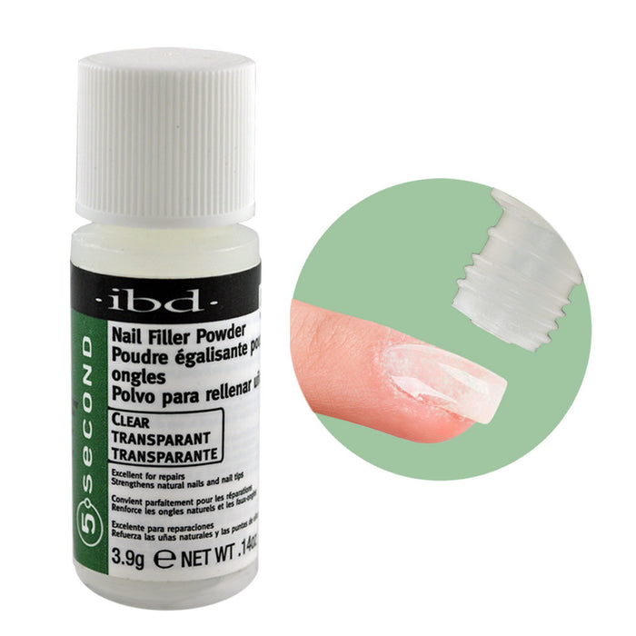 ibd 5 Second Nail Filler Powder - Clear