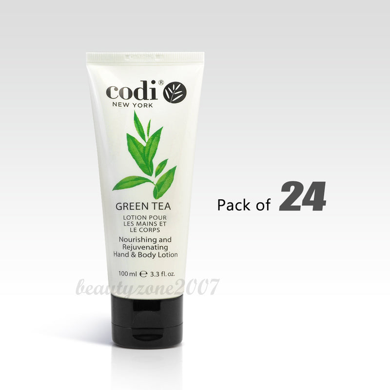 Codi - Loción para manos y cuerpo - Té verde 100 ml (Paquete de 24)