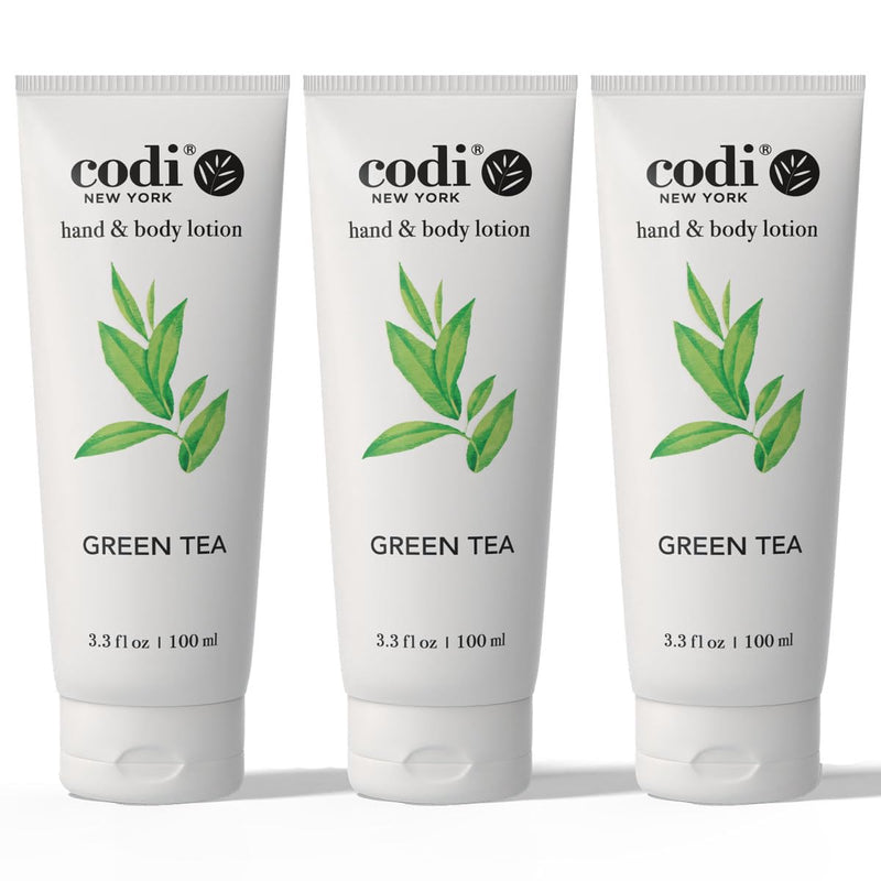 Codi - Loción para manos y cuerpo - Té verde 100 ml (Paquete de 3) 