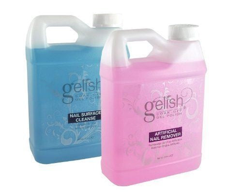 Gelish - Remover & Cleanse 32oz Combo