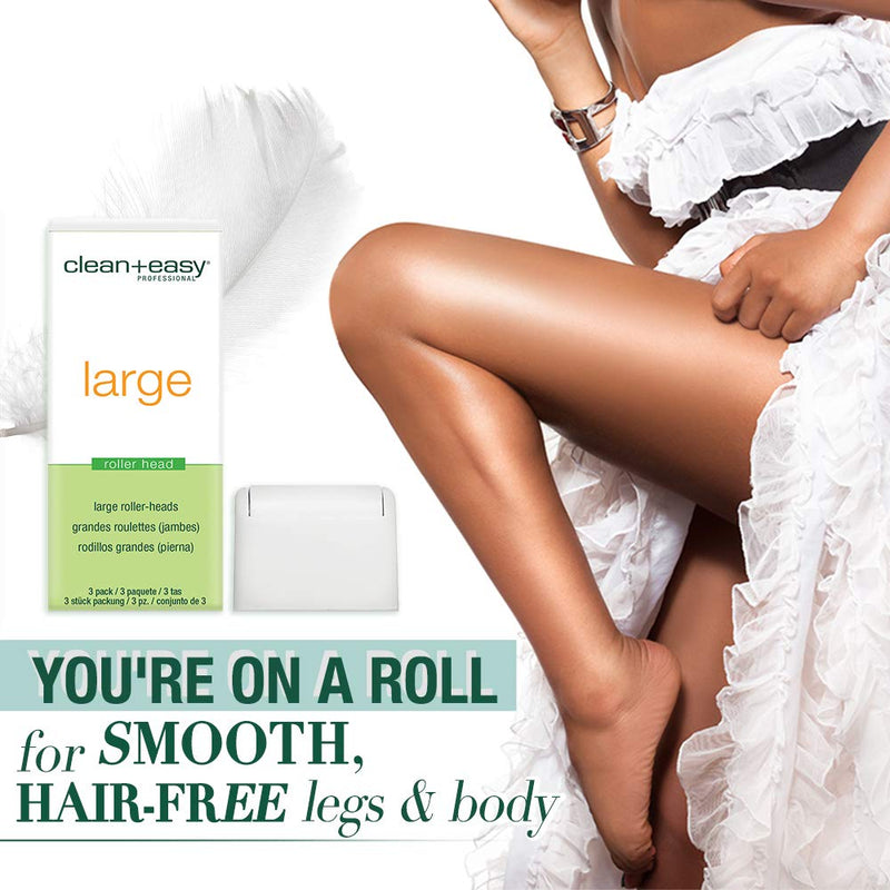 Clean + Easy - Large Roller Heads 3 Roller (2 Pack)