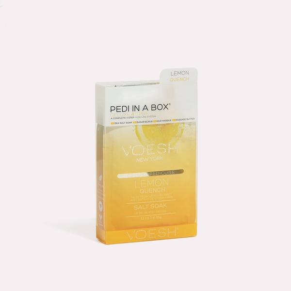 Voesh - Pedi in a Box Deluxe 4 Step - Lemon Quench (48 Pack)