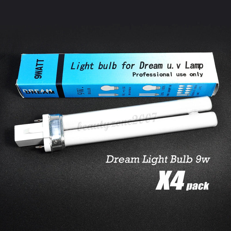 Bombilla Dream Light para lámpara UV de 9 vatios x paquete de 4 *forma H*