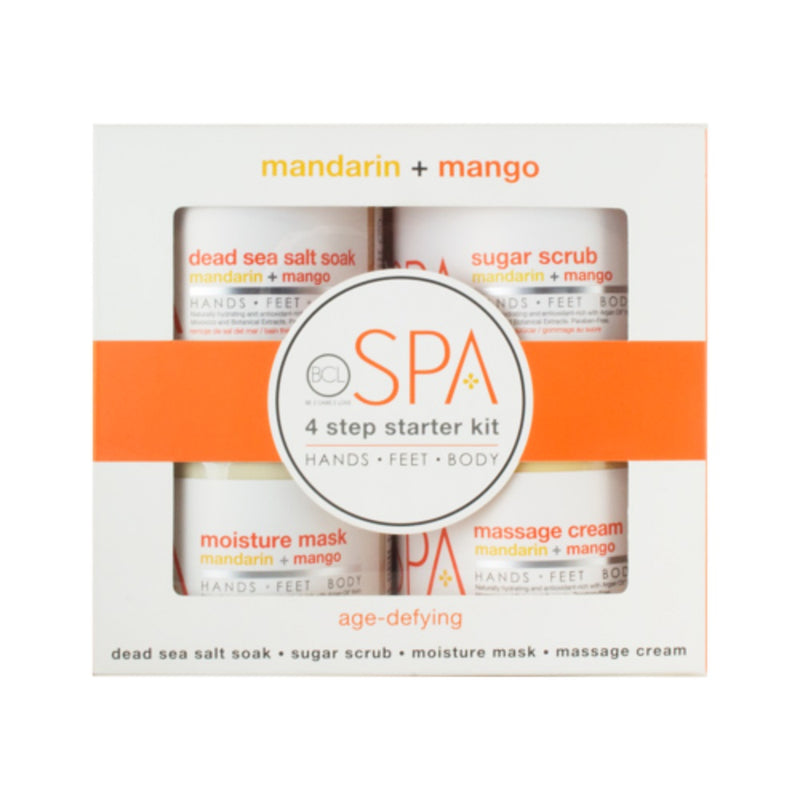 BCL SPA - Mandarin + Mango Tea 4 Step Starter Kit