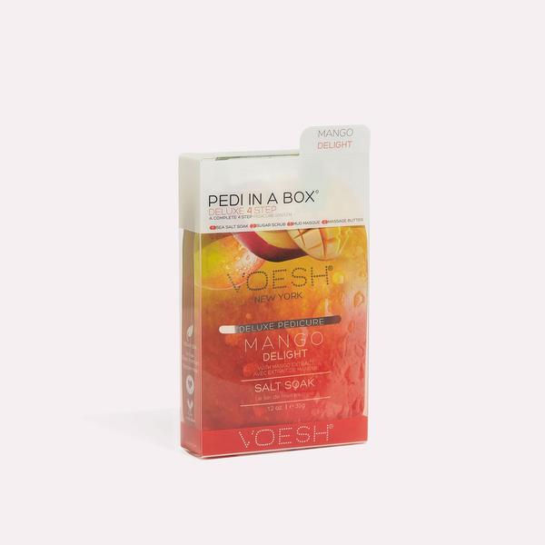 Voesh - Pedi in a Box Deluxe 4 Step - Mango Delight (3 Pack)
