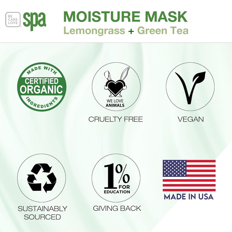 BCL SPA - Mascarilla Hidratante - Hierba Limón + Té Verde 3.8 litros