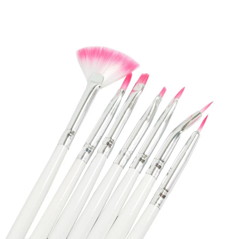 DL Professional - C340 - Set de 7 pinceles para decoración de uñas