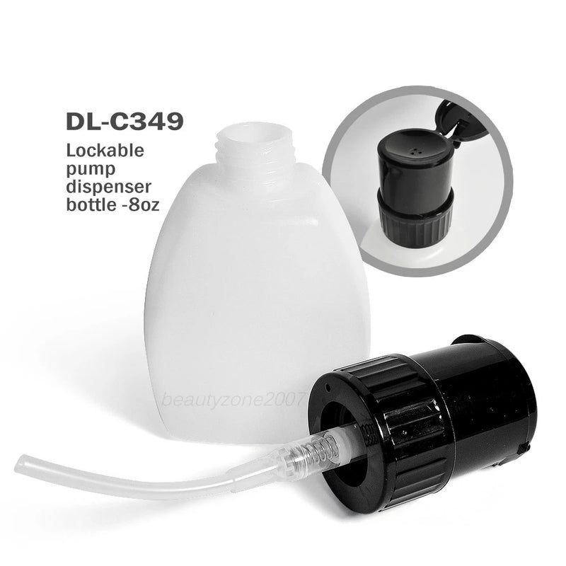 DL Professional - C349 Lockable Pump Dispenser Bottle 8oz