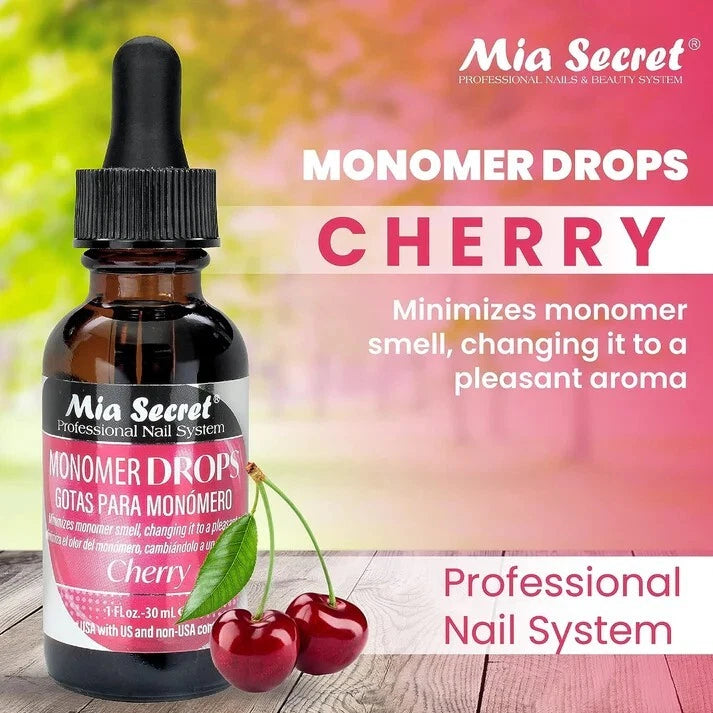 Mia Secret Monomer Drop - Aroma a cereza 28 g