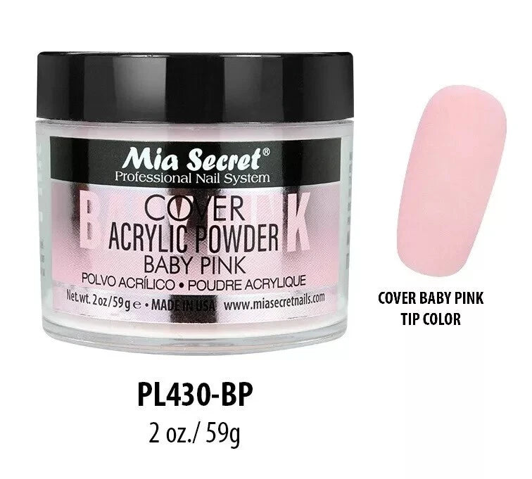 Mia Secret Acrylic Powder - Cover Baby Pink 2 oz