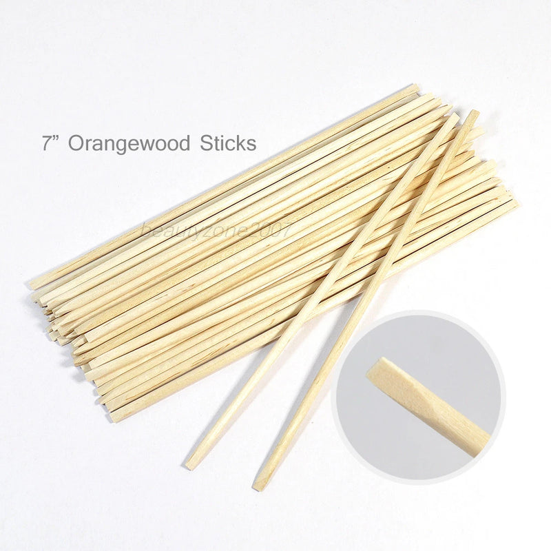 DL Professional - Palitos de madera de naranjo C41 - 144 unidades